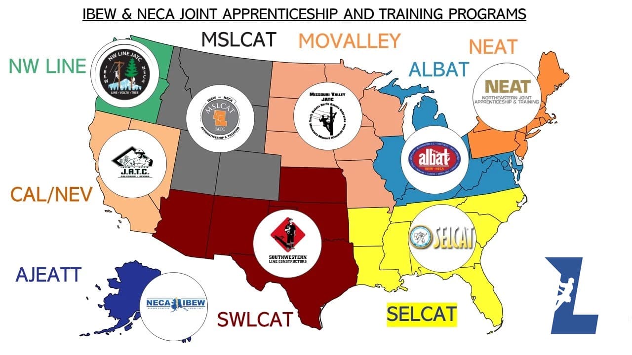 Map of Joint Training and Apprenticeship Programs