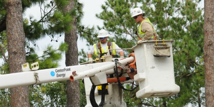 lineman training in utility bucket