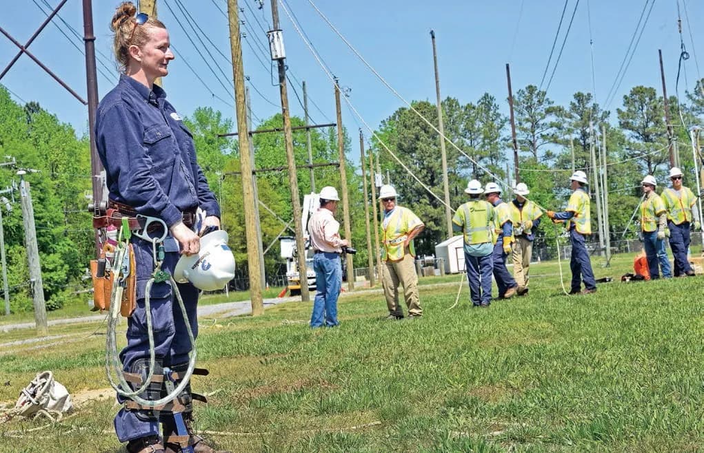 American Career Training Electrical Lineworker Program campus and training yard