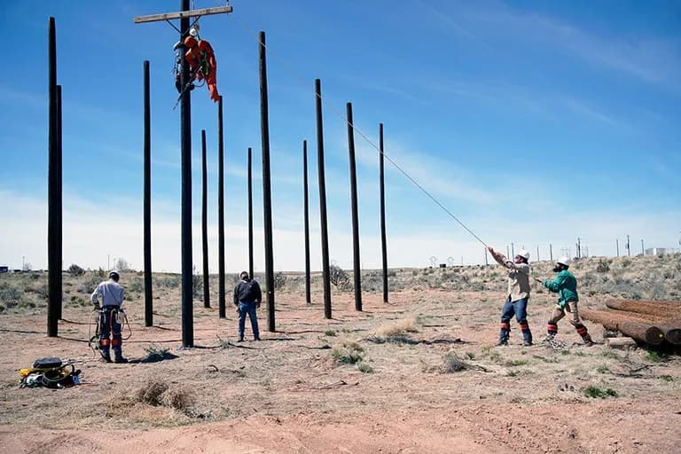 Central New Mexico Community College Lineman Pre-Apprenticeship campus and training yard