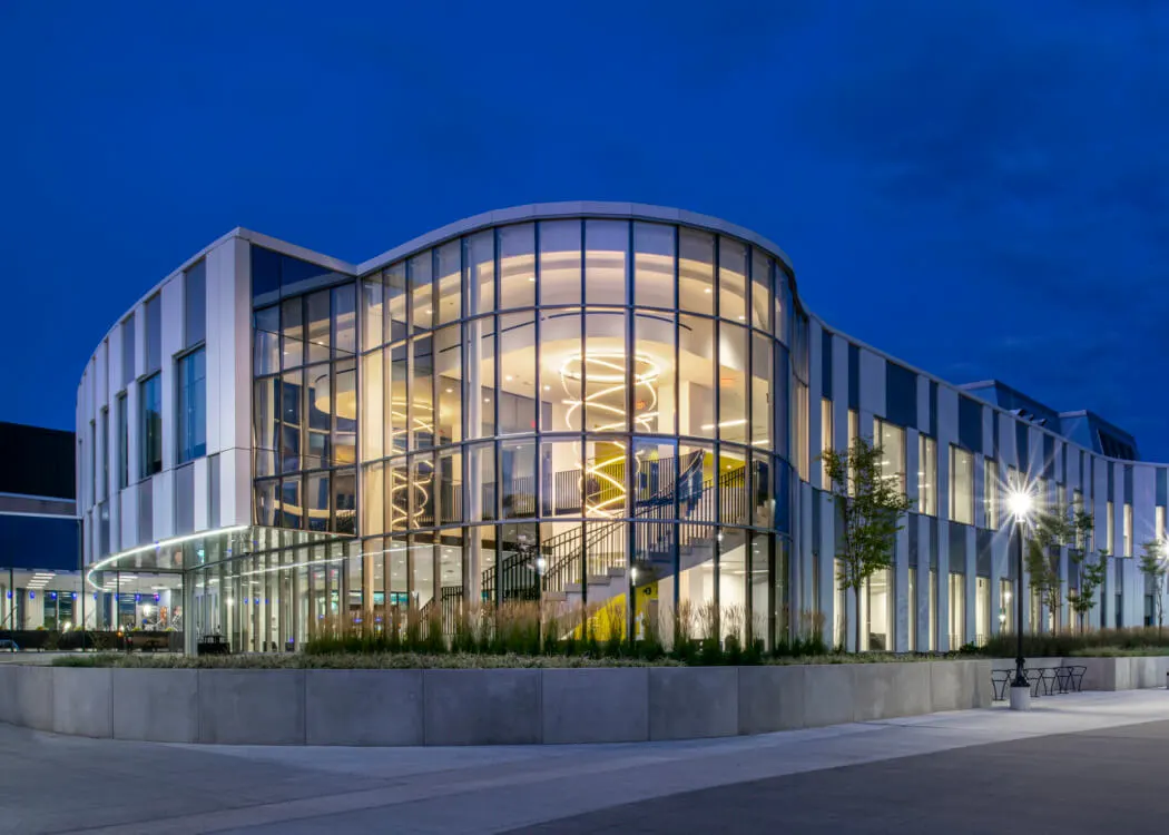 Cuyahoga Community College campus and training yard