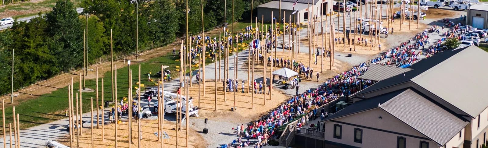 Elite Lineman Training Institute campus and training yard