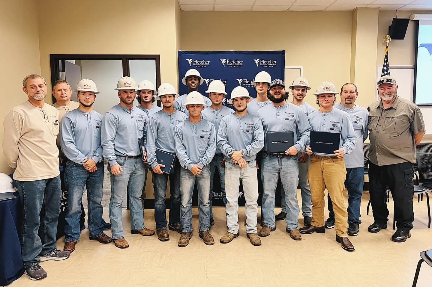 Fletcher Technical Community College Line Worker Program campus and training yard