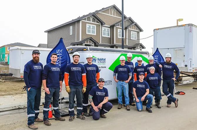 Fortis Alberta Lineman Apprenticeship Program campus and training yard