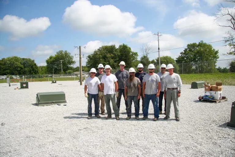 Indiana Electric Cooperative Apprenticeship Program campus and training yard