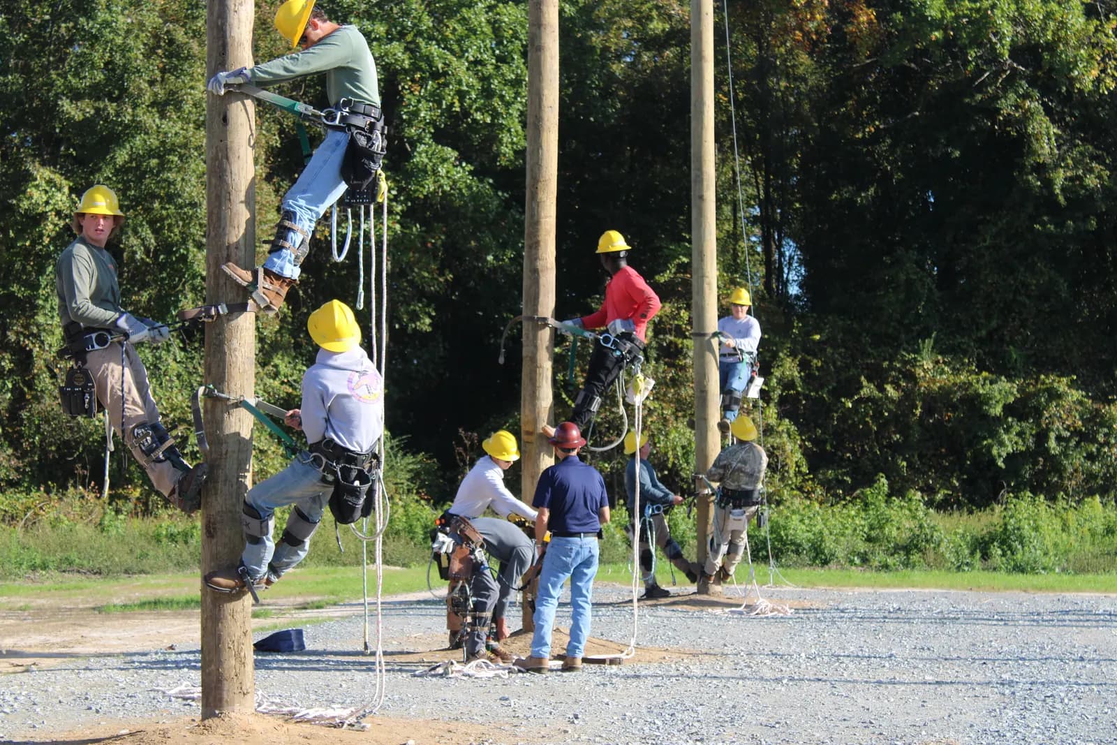 James Sprunt Community College Electrical Lineworker Program campus and training yard