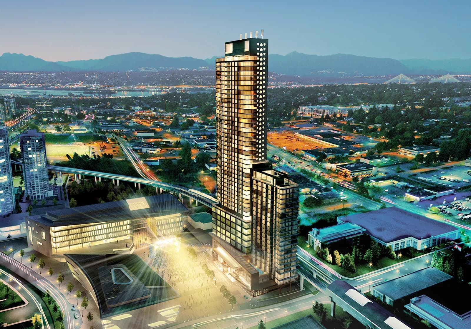 Surrey area near Kwantlen Polytechnic University