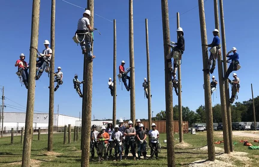 Meridian area near Meridian Community College Utility Lineman Program