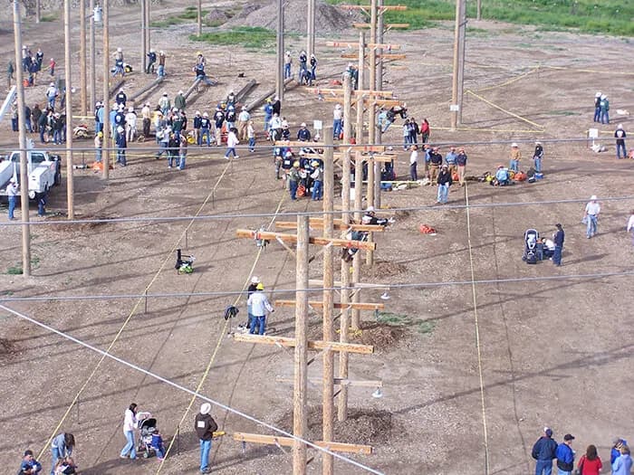 Mesa Hotline School campus and training yard