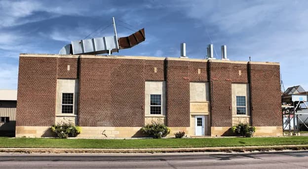 Minnesota Municipal Utilities Association Lineman Program campus and training yard