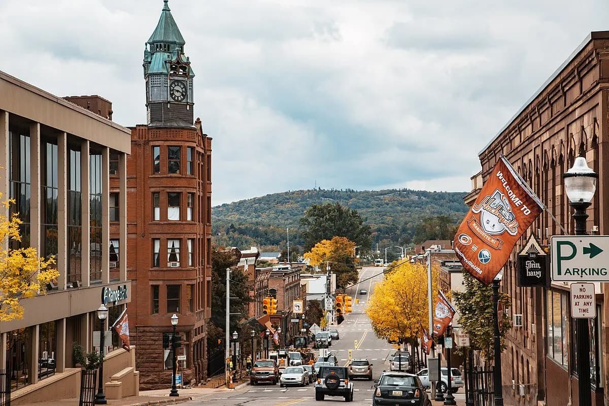 Marquette area near North Michigan University Lineman Program