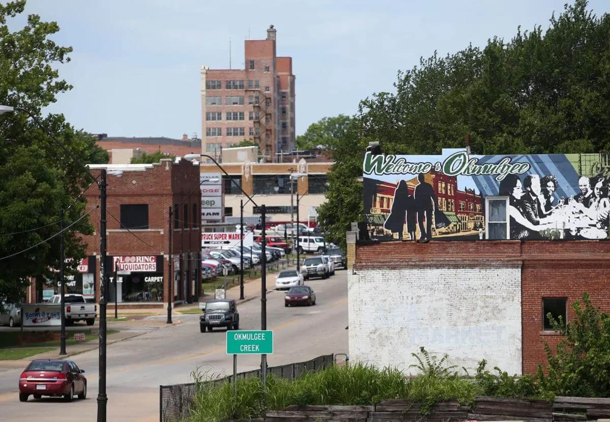 Okmulgee area near Oklahoma State University Institute of Technology
