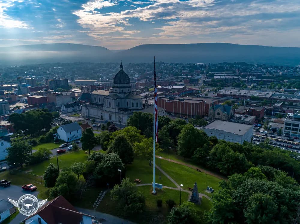 Johnstown area near Pennslyvania Highlands Community College Electric Utility Technology Program