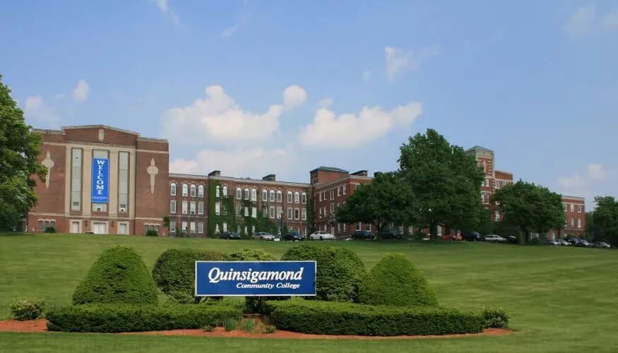 Quinsigamond Community College Lineman Program campus and training yard