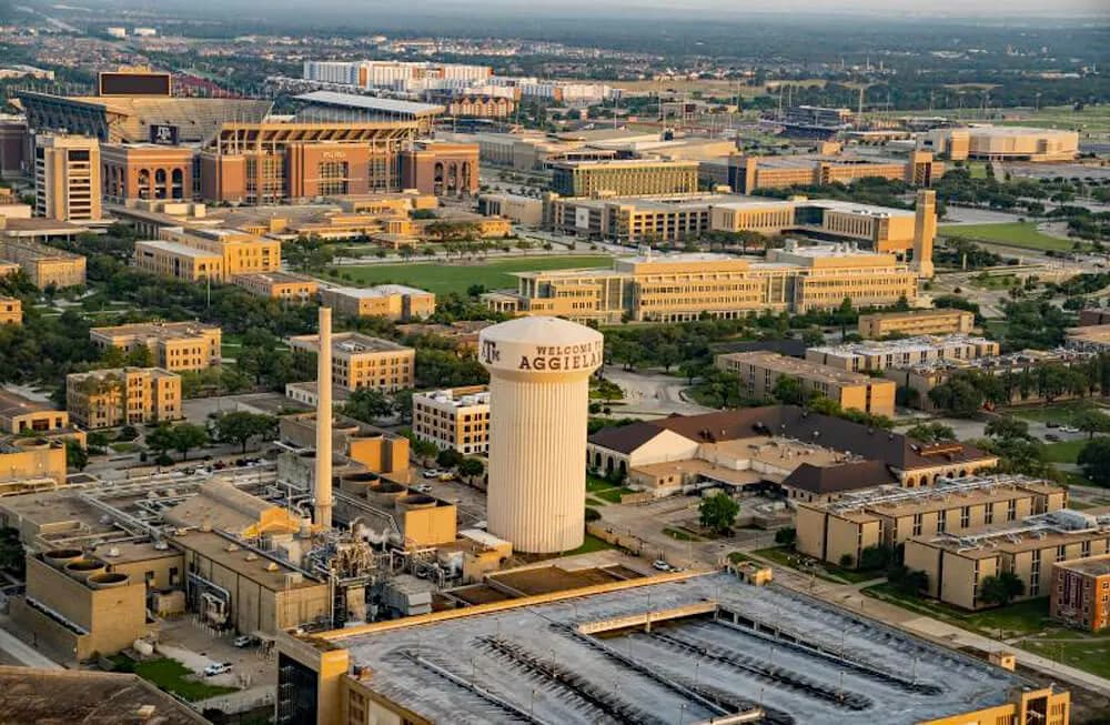 College Station area near Texas A&M Extension Service Lineman Academy
