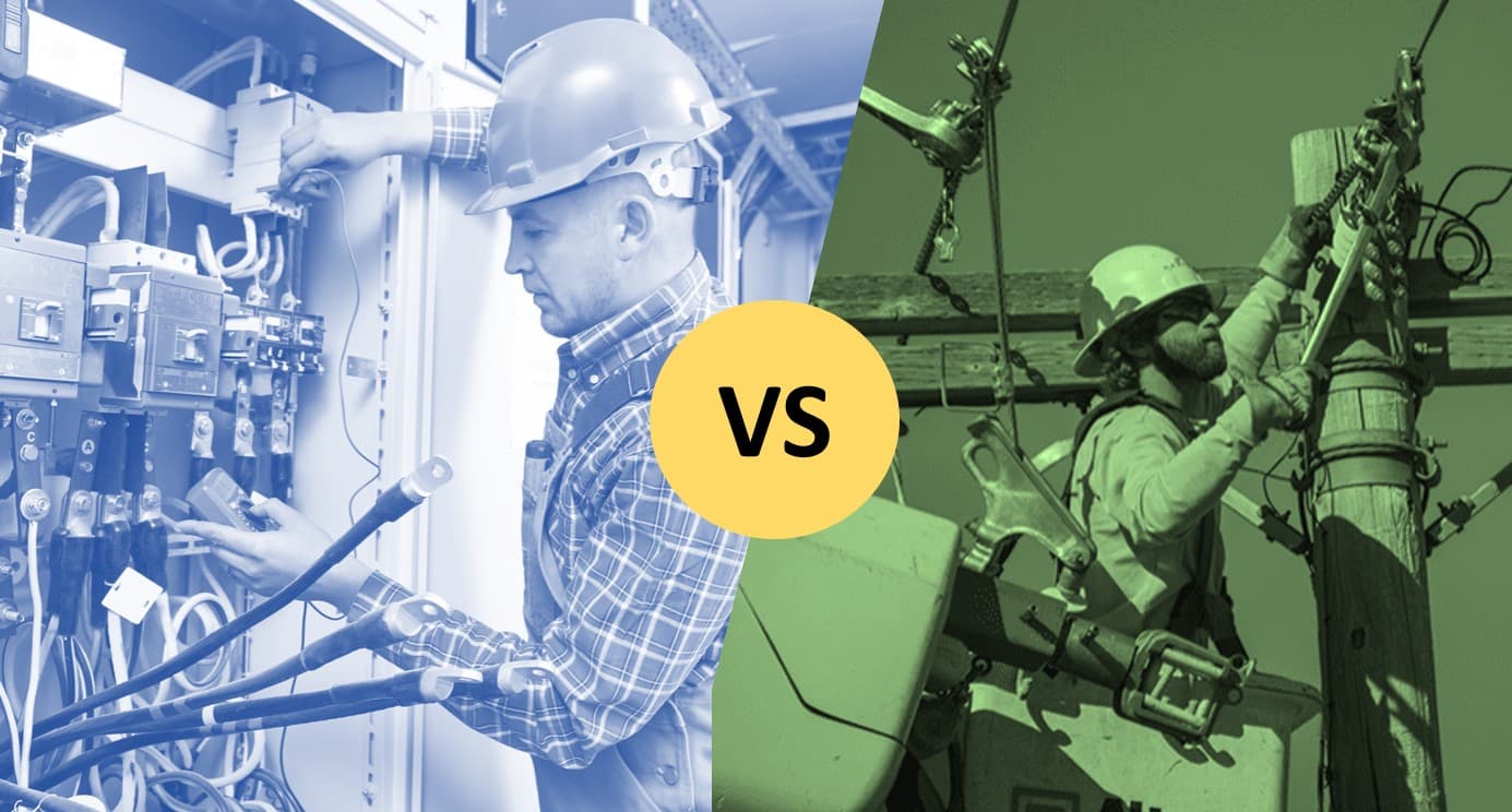 lineman vs electrician